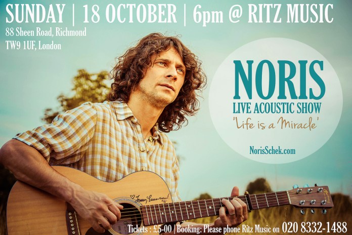 Noris Schek Acoustic Show at Ritz Music, 18 October 2015